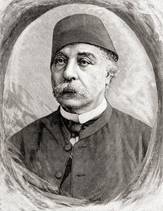 Nubar Pasha, 1890 (gravura em madeira)
